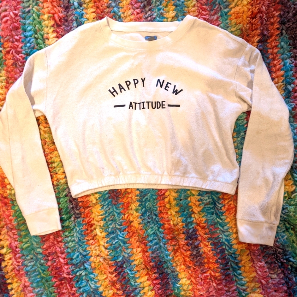 Aerie long sleeve crop top shirt